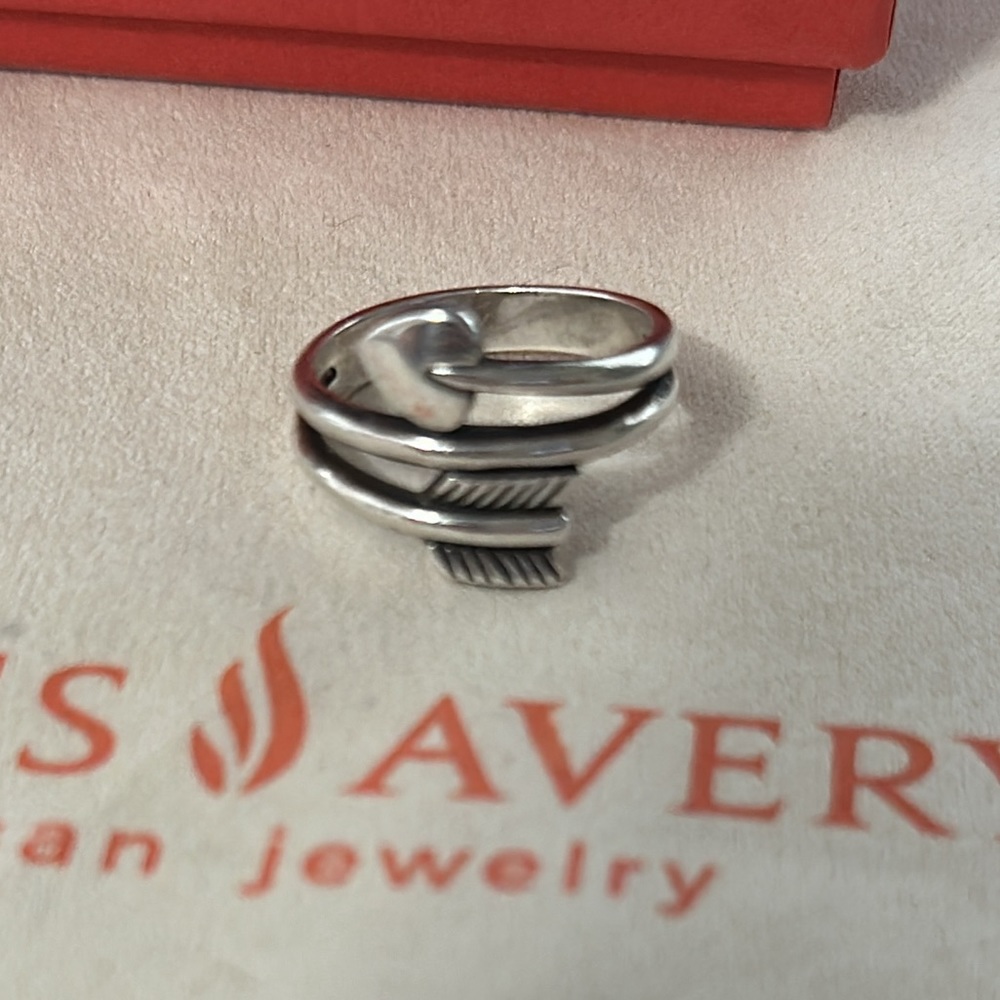 James Avery Arrow & Heart Ring 💘